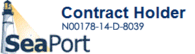 SeaPort-e Contract Holder: N00178-05-D-4656
